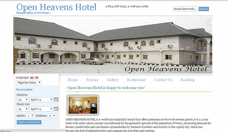 Open Heavens Hotel